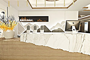 新中式書法培訓(xùn)機構(gòu)裝修設(shè)計全景